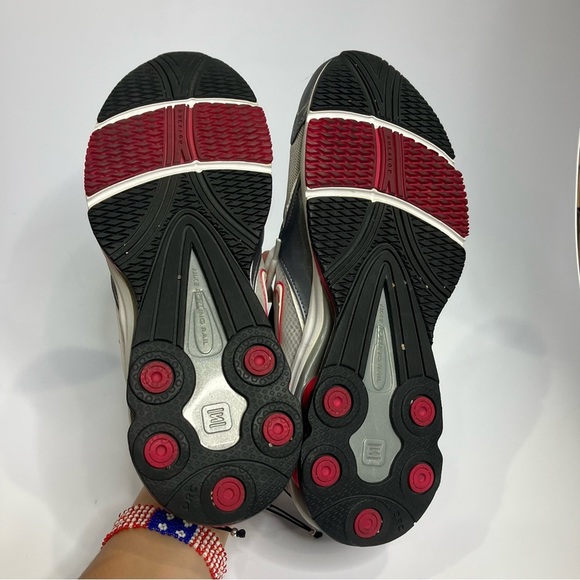 Nike shox Allegria sneakers white gray pink women’s size 9.5 activewear athletic - Picture 6 of 10